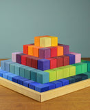 Grimm's Spiel and Holz Stepped Pyramid Big