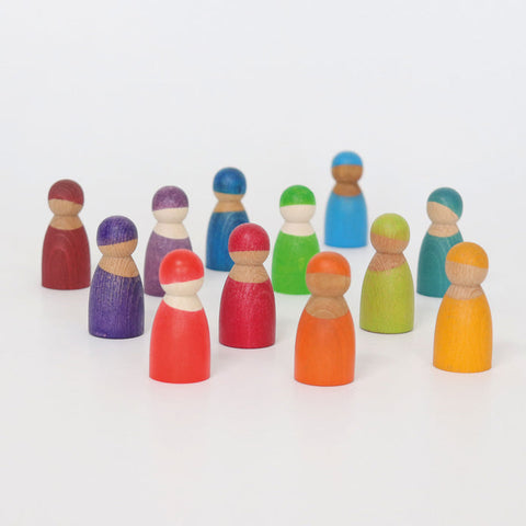 Grimm's Spiel and Holz 12 Friends Rainbow (no wooden frame)