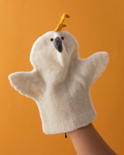 Papoose Hand Puppet Cockatoo