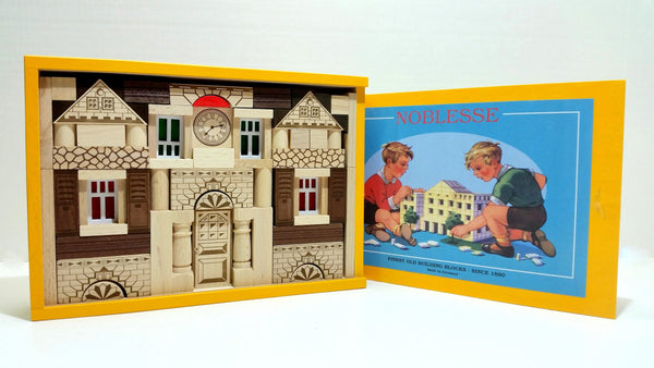 Noblesse Wooden House Blocks 82 Pieces.