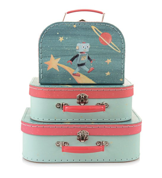 Egmont set of 3 Astro Suitcases