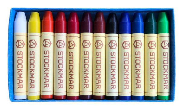 Stockmar Wax Crayons 12 Sticks in Cardboard Box