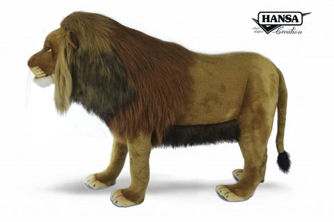 Hansa Standing Lion Plush 125cm - PICK UP ONLY
