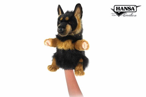 Hansa German Shepherd Puppy Hand Puppet 33cm