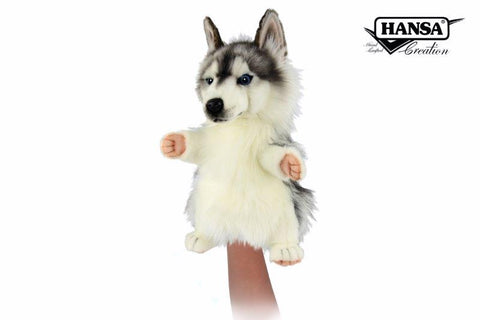 Hansa Husky Hand Puppet 33cm