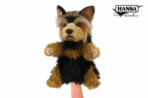 Hansa Yorkshire Terrier Hand Puppet 31cm