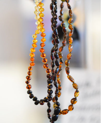The Amber Centre Necklace - Asst