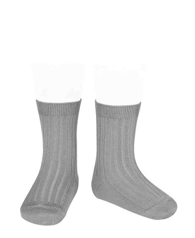 Condor Ankle Ribbed Sock (#219 Niebla)