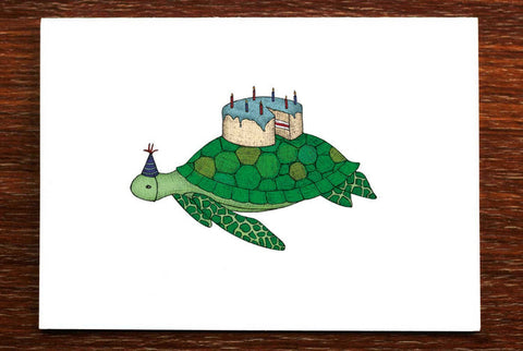 The Nonsense Maker Birthday Turtle Card