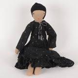 Silaiwali Calla Fabric Doll Black Dress