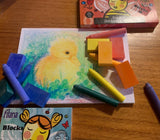 Filana Organic Beeswax Crayons, Rainbow Blocks 8