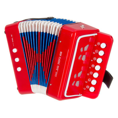 Piano Accordion Red