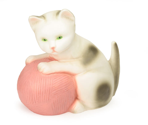 Heico Kitten with Pink Ball of Wool Night Light Lamp - LED