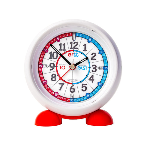 EasyRead Time Teacher Past/To Alarm Clock Red/Blue Face