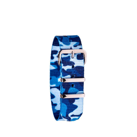 EasyRead Time Teacher Replacement Watch Strap: Blue Camo