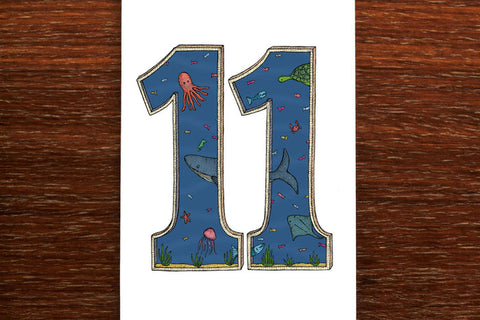 The Nonsense Maker Number 11 Card