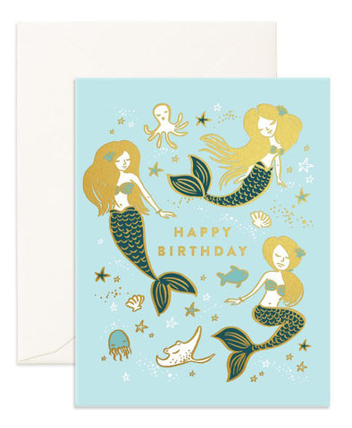 Fox & Fallow Birthday Mermaids Foil