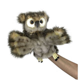 Hansa Owl Hand Puppet 34cm