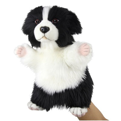 Hansa Border Collie Puppy Hand Puppet 30cm