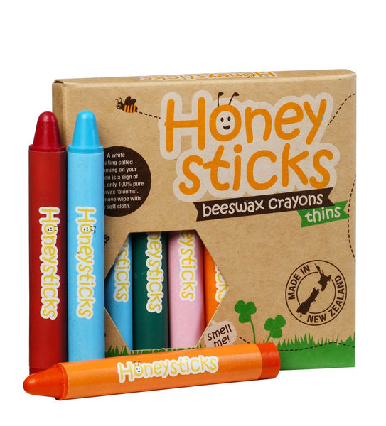 Honeysticks Thins Beeswax Crayons