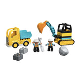 LEGO Duplo Truck and Tracked Excavator