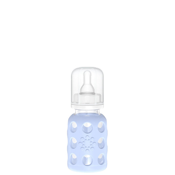 LifeFactory Glass Baby Bottle 120ml Blanket