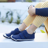 Plae Shoes Lucien Velcro Trainer Navy