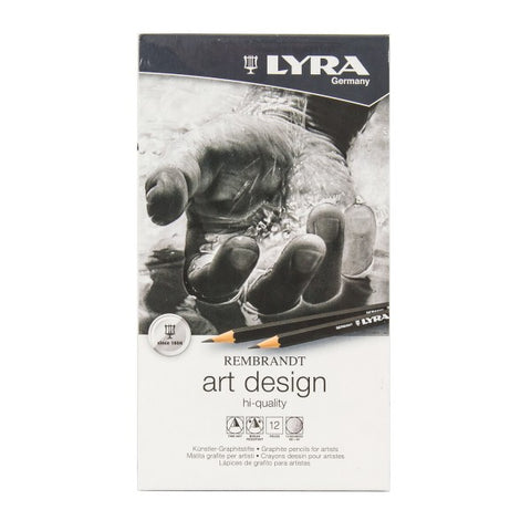 Lyra Rembrandt Art Design Pencils 6B-4H