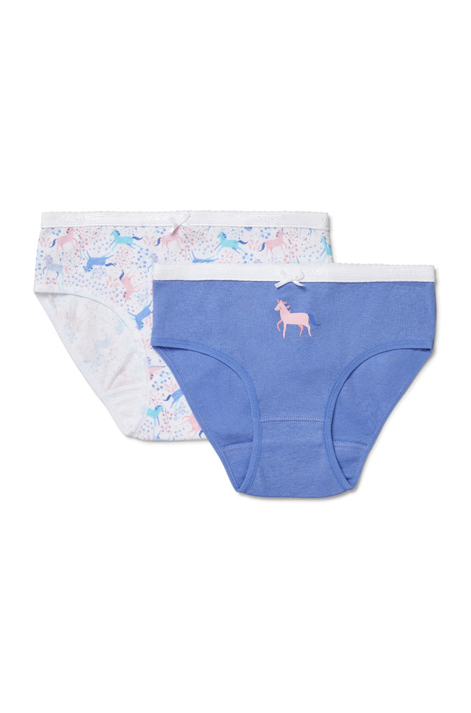 Marquise 2 Pack Underwear - Unicorn Blue – Big Dreams
