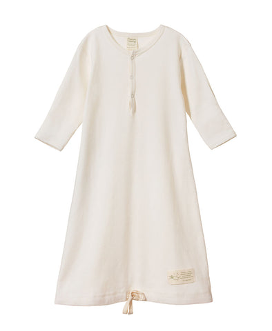 Nature Baby Cotton Gown Natural