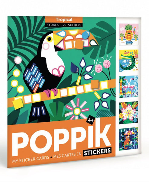 Poppik Creative Stickers - Tropical