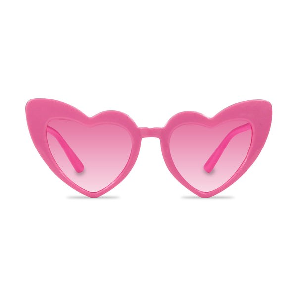 Milk x Soda Viki Heart Shaped Sunglasses Pink