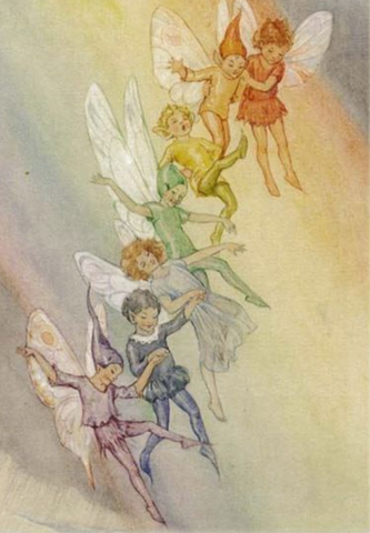 Hype Rainbow Fairies Card