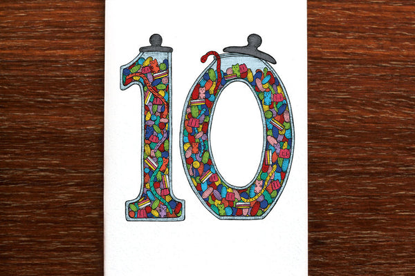 The Nonsense Maker Number 10 Card