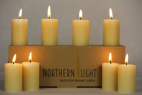 Northern Light Individual Beeswax Twilight Candle