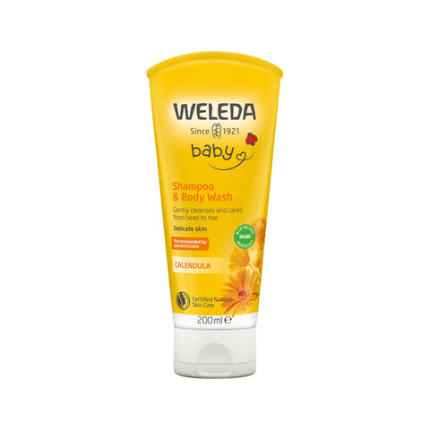 Weleda Baby Shampoo and Body Wash Calendula 200ml