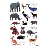 Poppik Discovery Stickers-Animals of the World