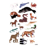 Poppik Discovery Stickers-Animals of the World