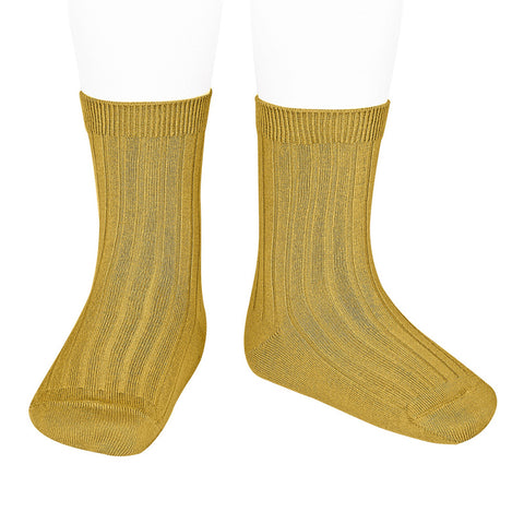 Condor Ankle Ribbed Sock (#629 Mostazo)