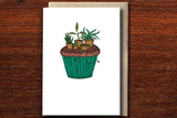 The Nonsense Maker Cupcake Garden Card