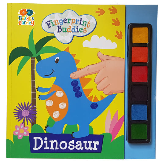 Fingerprint Buddies Book - Dinosaur