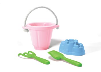 Green Toys Sand Play Set - 4 Piece Pink