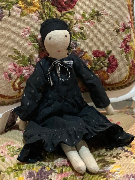 Silaiwali Calla Fabric Doll Black Dress