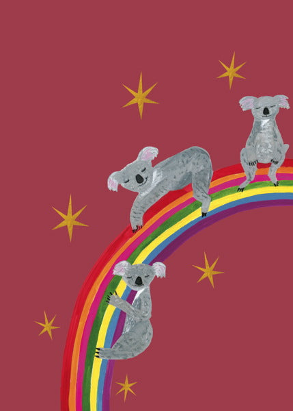 Hutch Cassidy Koala's on Rainbow Card
