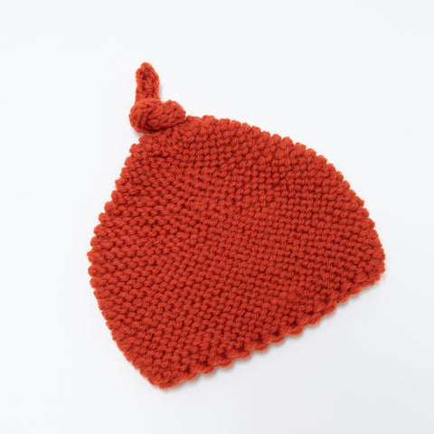 Knitted by Nana Merino Beanie - Pumpkin Spice