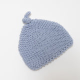 Knitted by Nana Merino Beanie - Moonflower