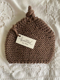 Knitted by Nana Merino Beanie - Truffle