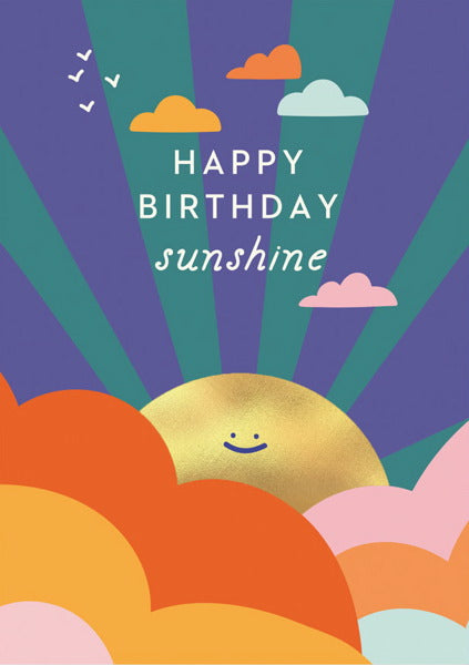 Ohh Deer Happy Birthday Sunshine Foil Card