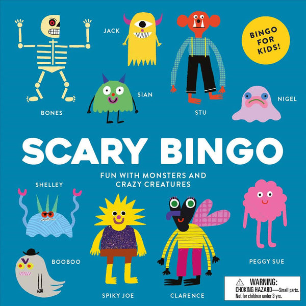 Scary Bingo: Fun with Monsters and Crazy