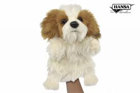Hansa Shih Tzu Puppy Hand Puppet 37cm